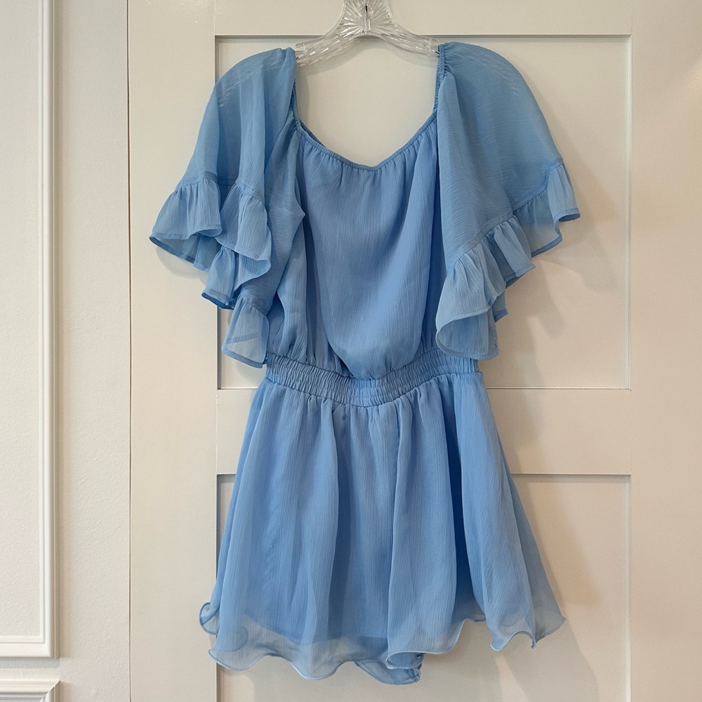 NWT Baby Blue Romper